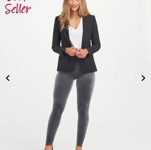Gray velvet spanx leggings XL